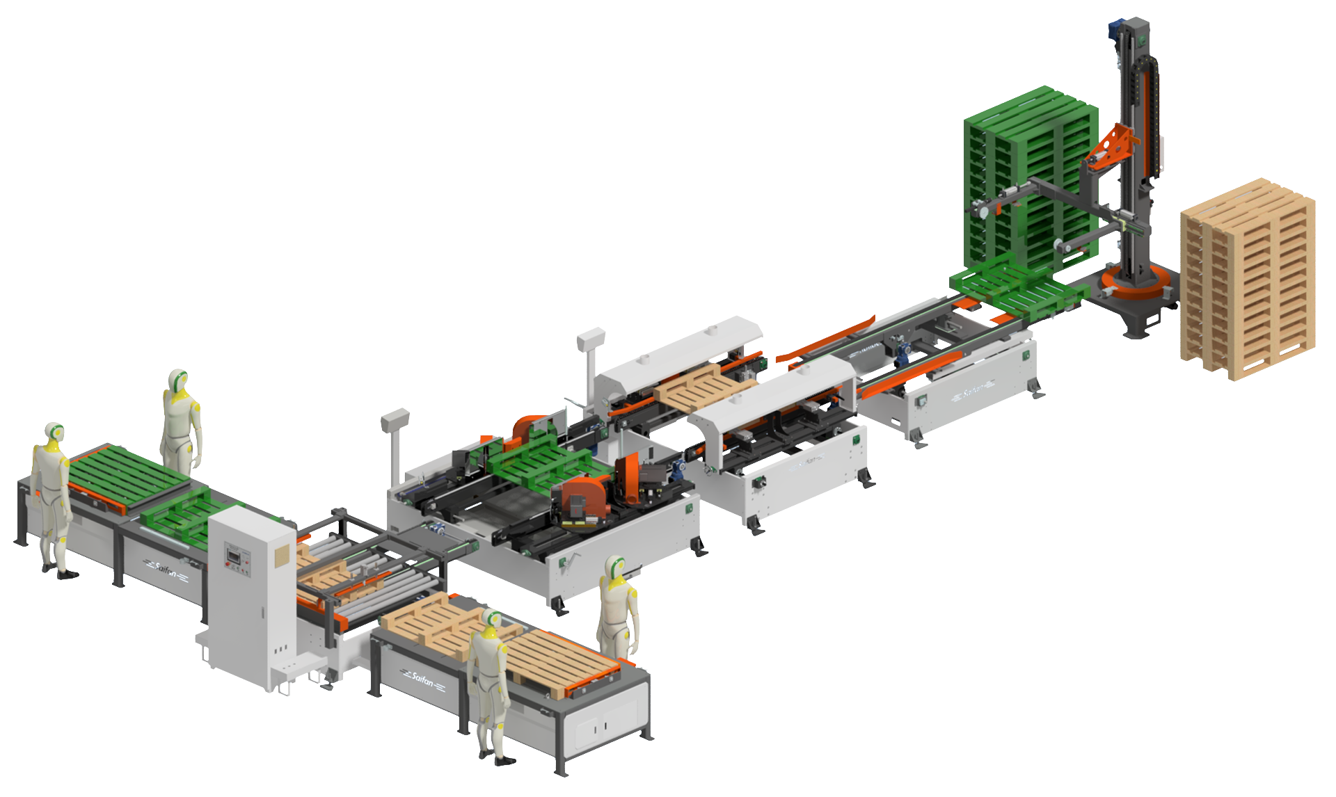 SF9030-托盤(pán)手動(dòng)打釘線(xiàn)總裝（三工位）